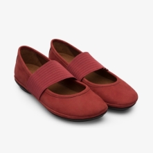 Camper Right Ballerinas Red - Womens Singapore SQWZUE-214